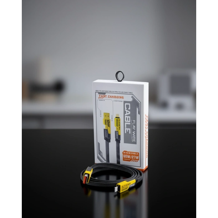 4ü 1 Arada USB Şarj Kablosu 65W 1.2m Model