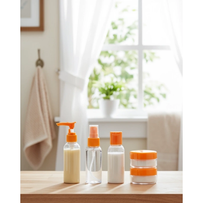 5li Şeffaf Kozmetik Kap Seti 30 ml