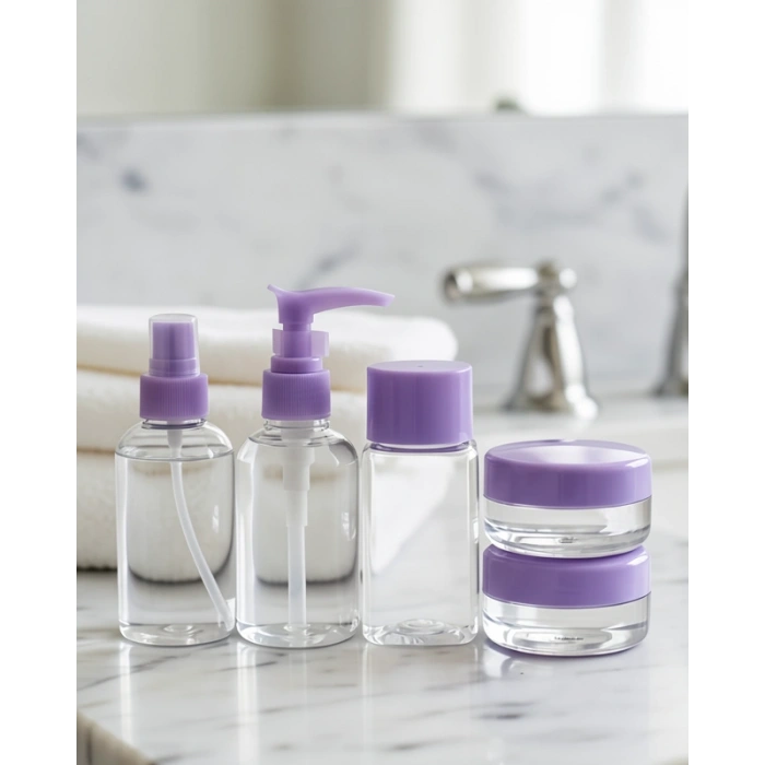 5li Şeffaf Kozmetik Şişe Seti 30 ml