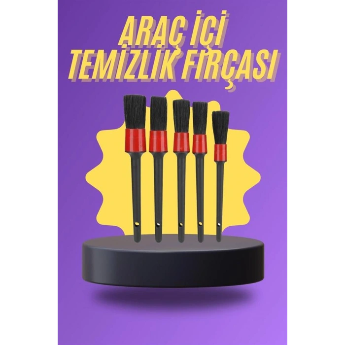 5 Parça Araç Temizlik Fırçası Seti