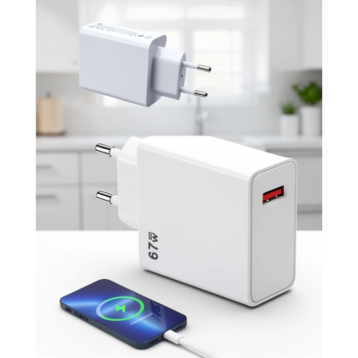 67W Hızlı Şarj Type C Adaptör