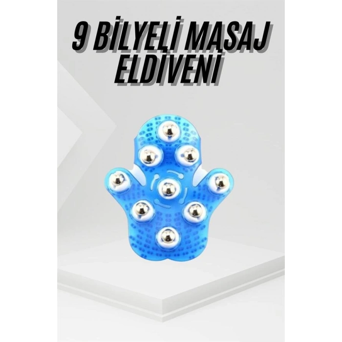 9 Bilyeli Masaj Eldiveni