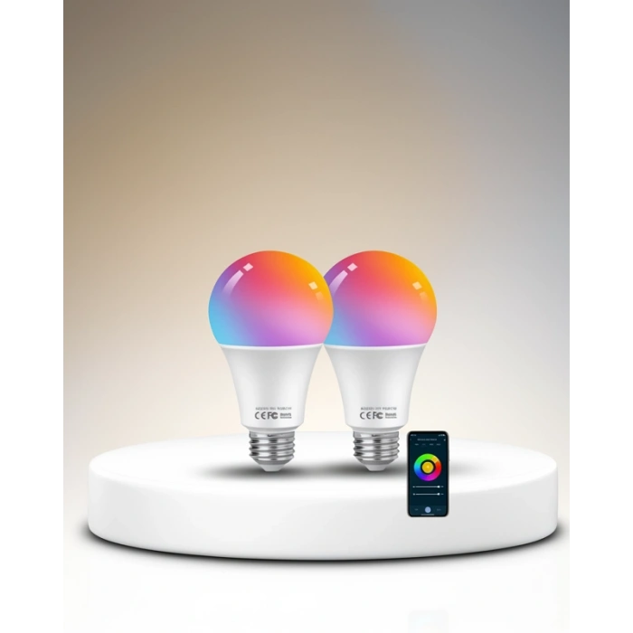Akıllı LED Ampul RGBW Teknolojili