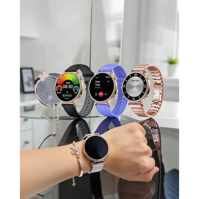 Akıllı Saat Kadınlar İçin Bluetooth Bağlantılı