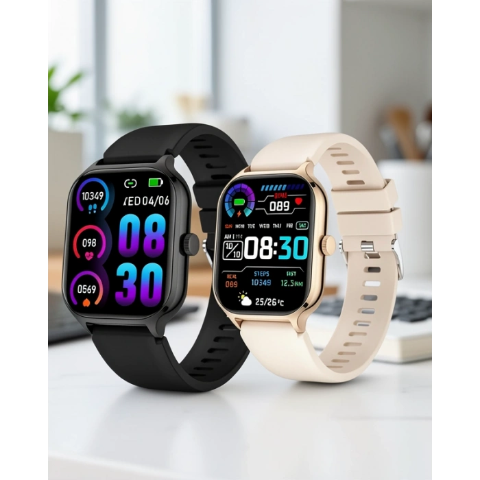 Akıllı Saat Pembe Kasa 1.75 AMOLED Ekran