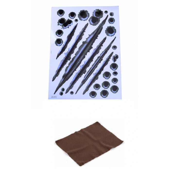 Araç Sticker Seti Yara Bere Oto Sticker Yara Şeklinde 3D