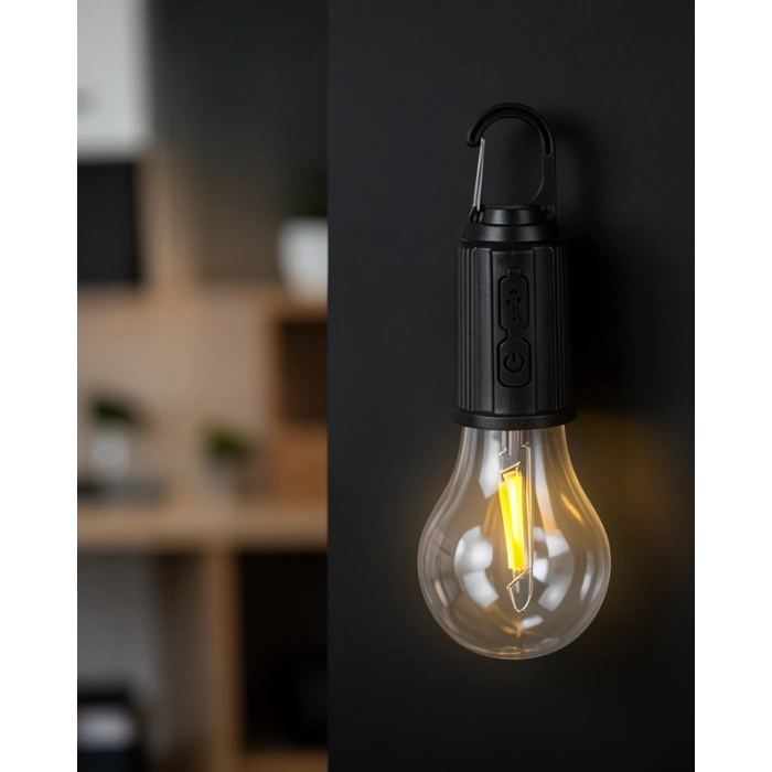 Askılı LED Kamp Lambası Type-C Şarjlı
