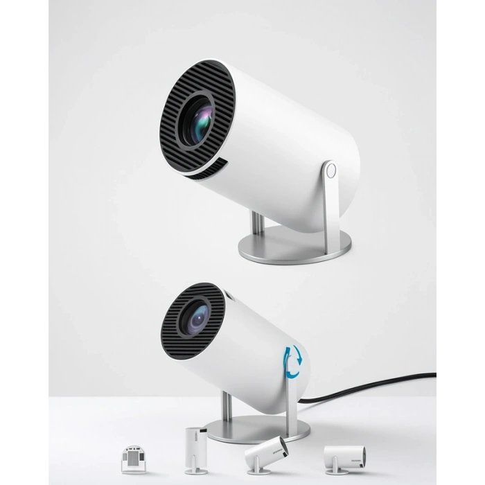 Ayaklı Taşınabilir Mini Projektör 720P Android