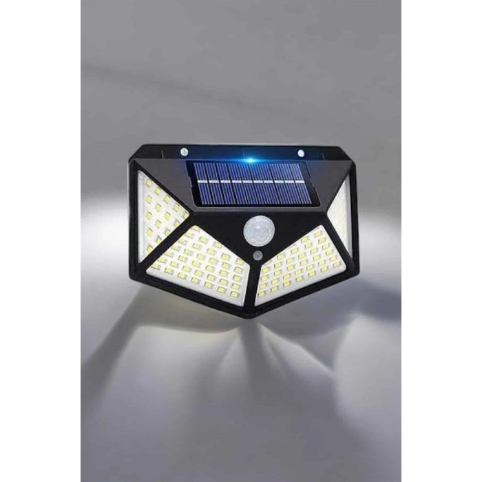 Bahçe Işıklandırma Güneş Enerjili 100 LED Sensörlü