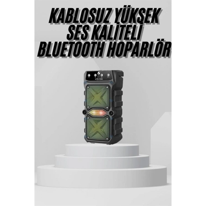 Bluetooth Hoparlör Büyük Boy Çift Çıkışlı