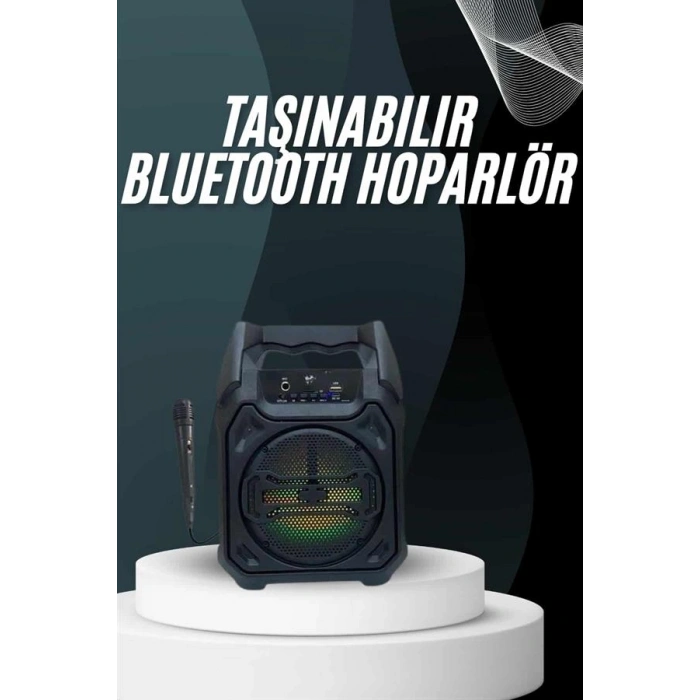 Bluetooth Hoparlör USB TF Kart Girişli