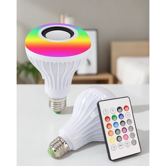 Bluetooth Hoparlör ve Lamba