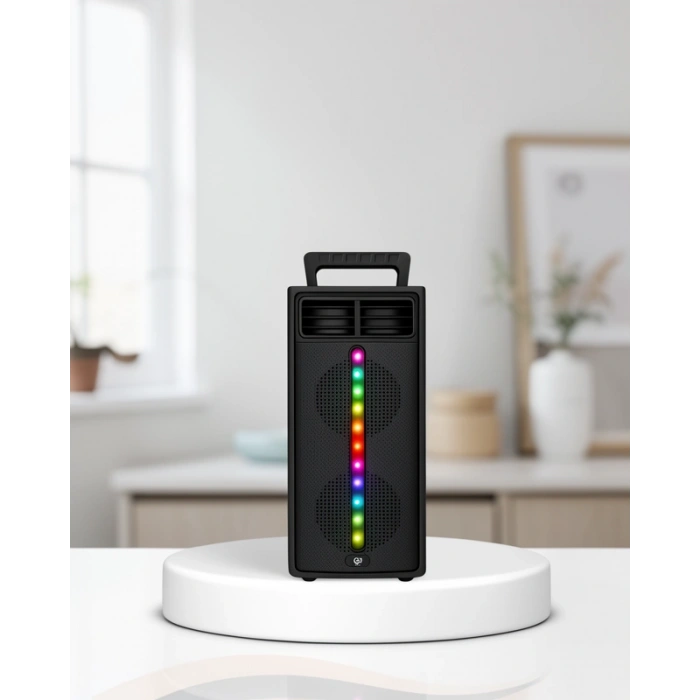 Bluetooth Işıklı Hoparlör 2x5W 800mAh