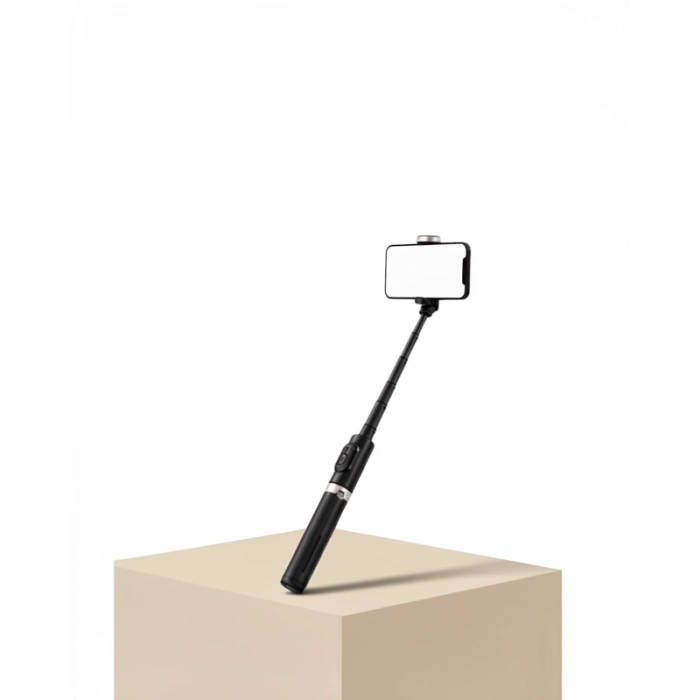 Bluetooth Işıklı Katlanabilir Selfie Çubuğu 130 cm