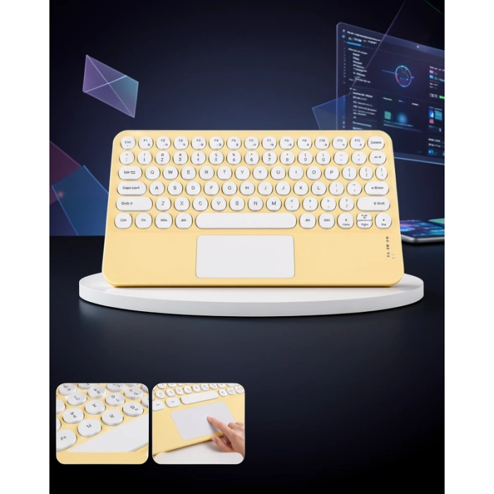 Bluetooth Klavye Touchpad