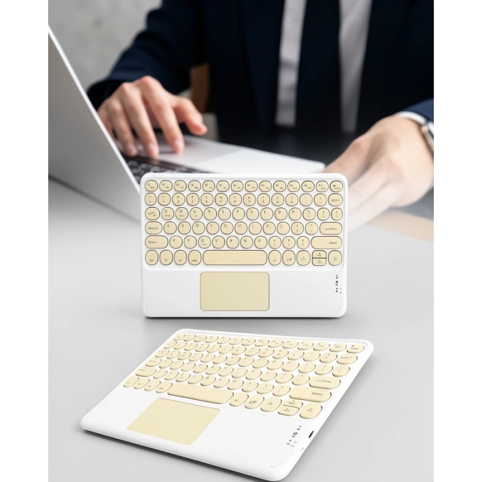 Bluetooth Klavye Touchpad Slim