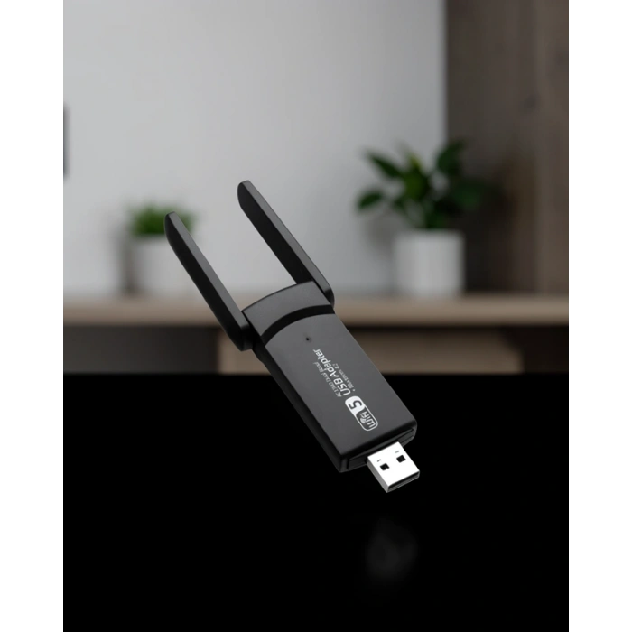 Çift Bant USB WiFi Adaptör 1200 Mbps