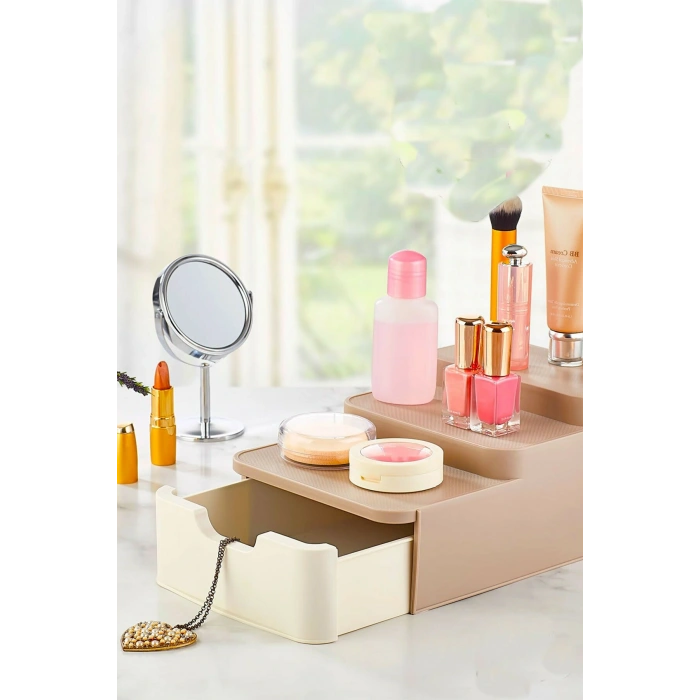 Compact Çekmeceli Ve Standlı Düzenleyici-  Makyaj Organizeri