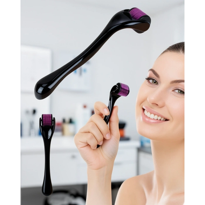 Derma Roller Titanyum Uçlu 540 Iğneli 1 mm
