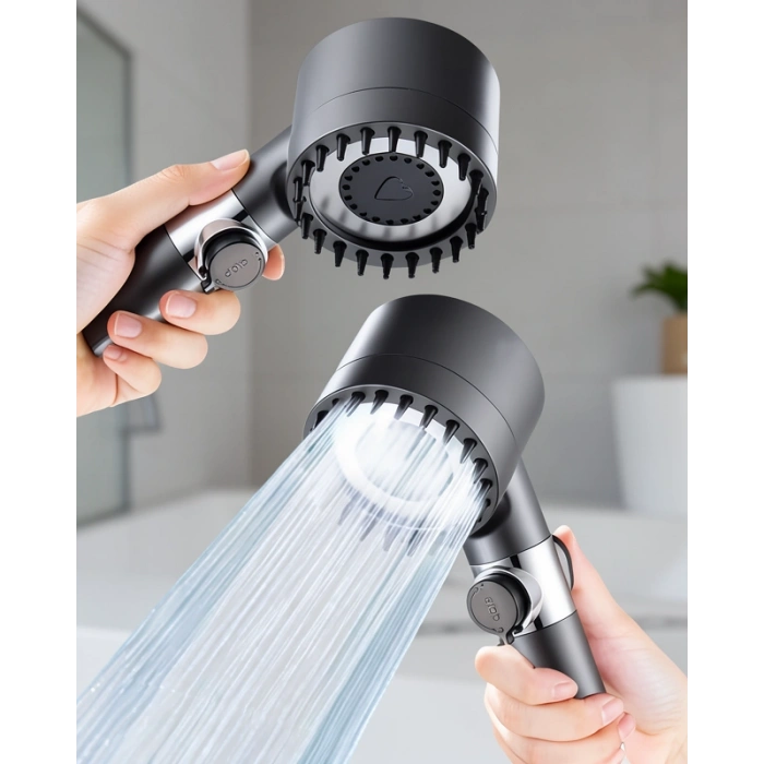 Duş Başlığı Paslanmaz Çelik Ergonomik Tasarım