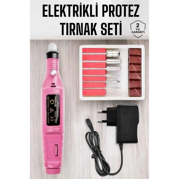 Elektrikli Manikür Pedikür Seti USB Şarjlı