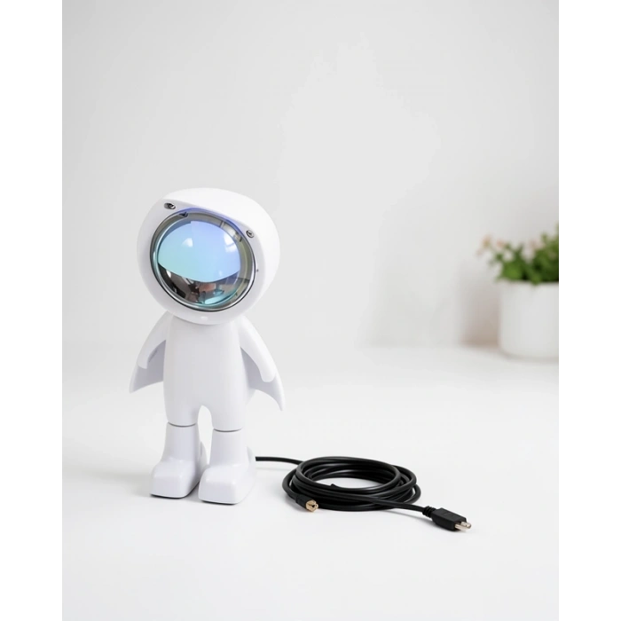 Gün Batımı Projektör Işık Arka Plan 360 Derece Hareketli