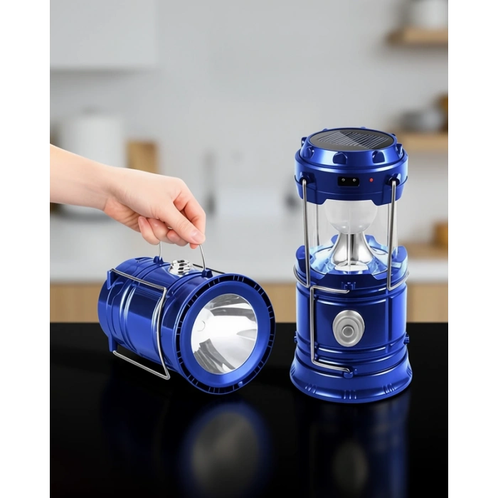 Güneş Enerjili LED Kamp Lambası