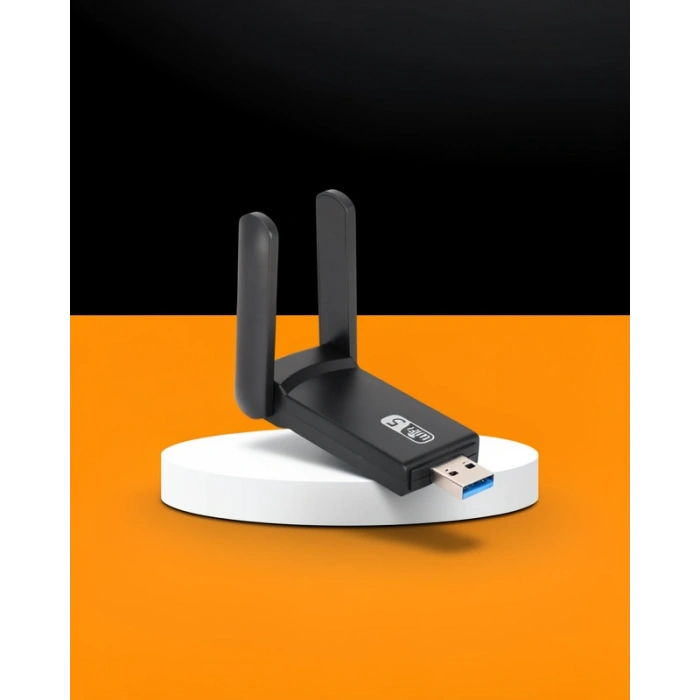 Kablosuz Wifi Adaptörü 5GHz AC Çift Antenli