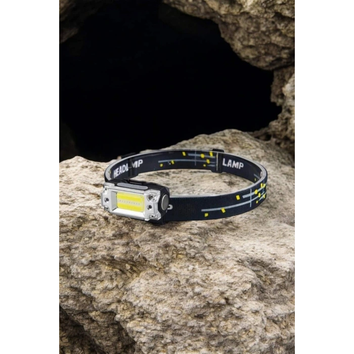 Kafa Lambası USB Şarjlı Esnek 215 Lümen