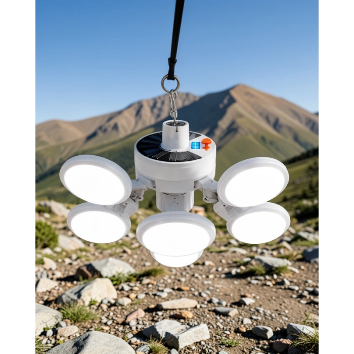 Katlanabilir 5 Kanatlı LED Lamba