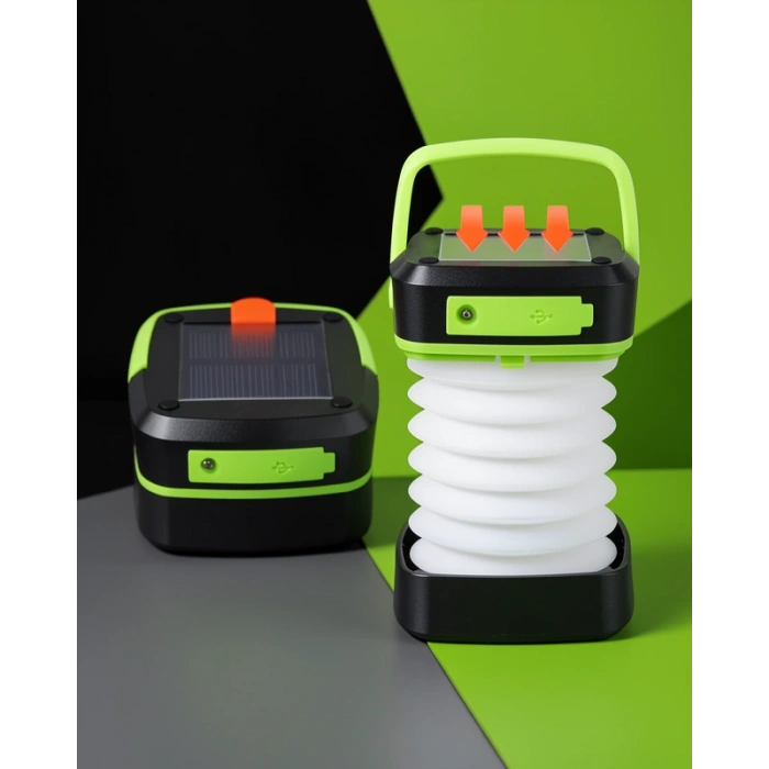 Katlanabilir LED Kamp Lambası 3 Kademeli 1200 mAh