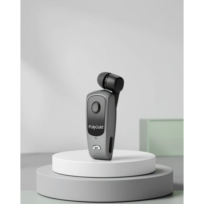 Klipsli Bluetooth Kulaklık 10 Saat Konuşma Süresi