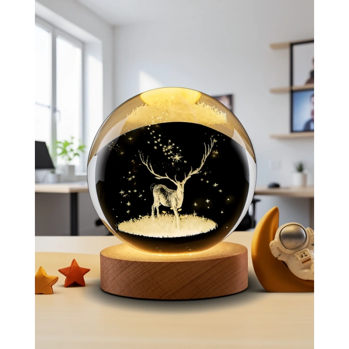 Kristal Küre Minimalist Çizgiler
