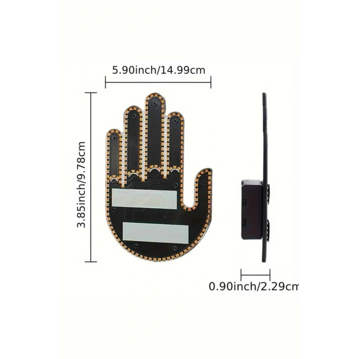 Kumandalı El Led Araba İç Işık 4 Mod