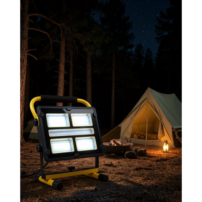 LED Çalışma Lambası Solar ve USB Şarjlı
