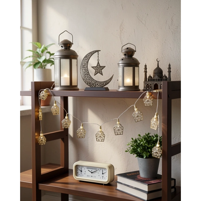 LED Işık Cami Figürlü Sıcak Sarı