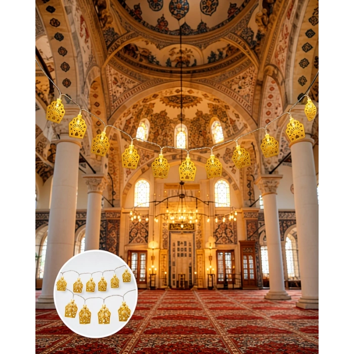 LED Işık Zinciri Cami Figürlü