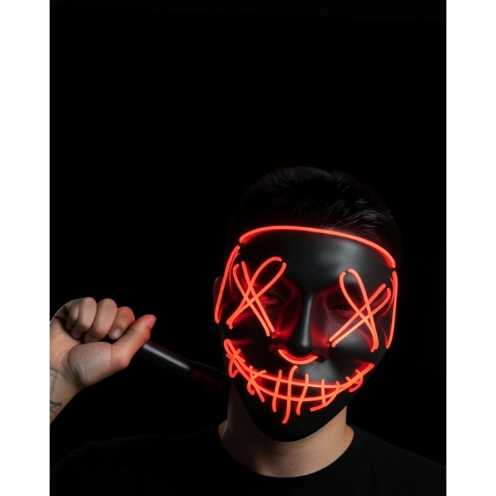 LED Işıklı Neon Maske