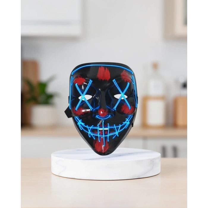 LED Işıklı Neon Maske