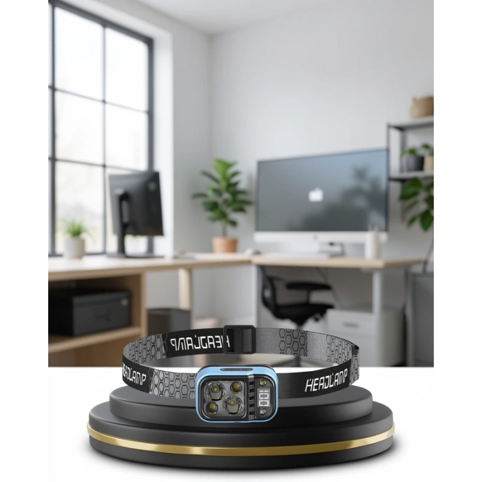 LED Kafa Lambası Type-C Şarjlı 53 Modlu