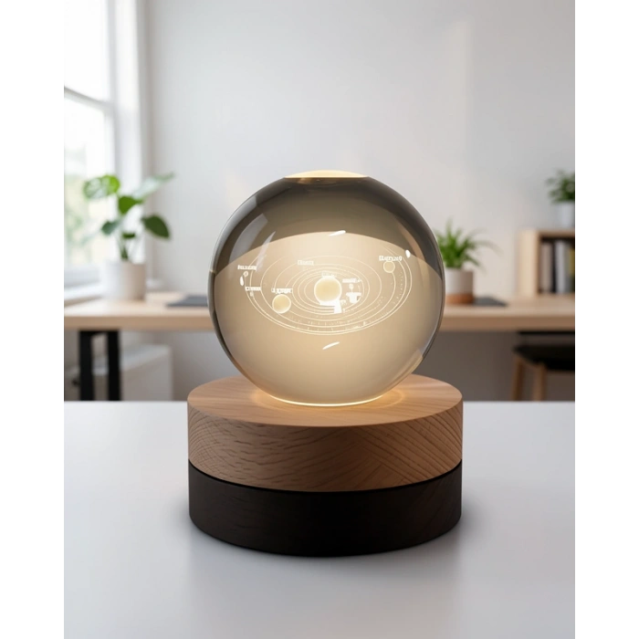 LED Kristal Küre Güneş Sistemi
