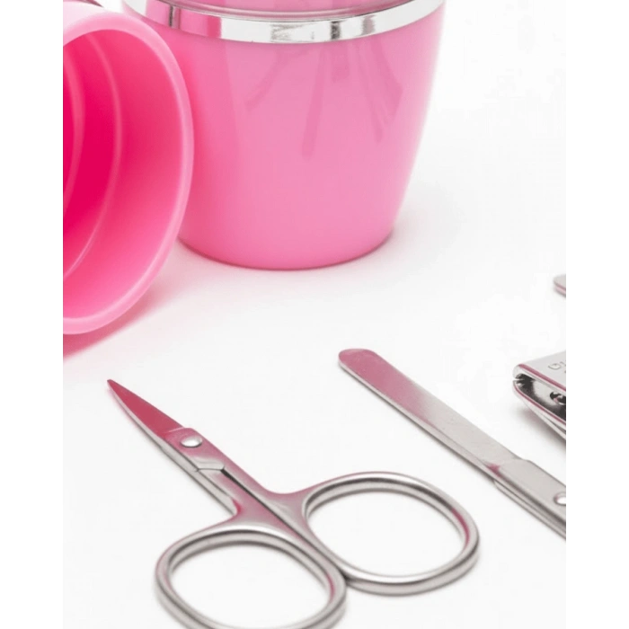 Manikür Pedikür Seti 4 Parça Pembe