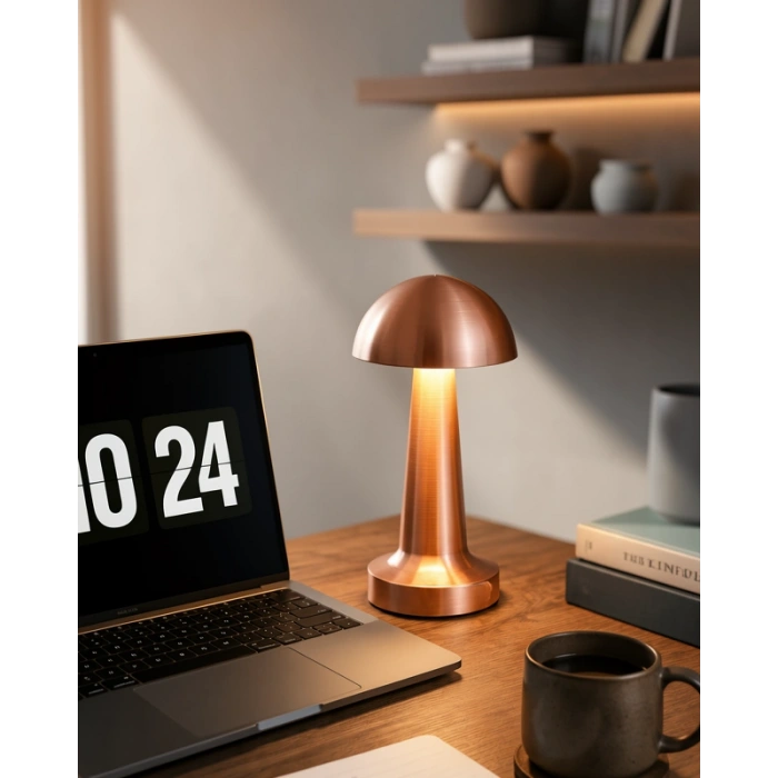 Mantar Masa Lambası LED Dokunmatik 3 Seviyeli