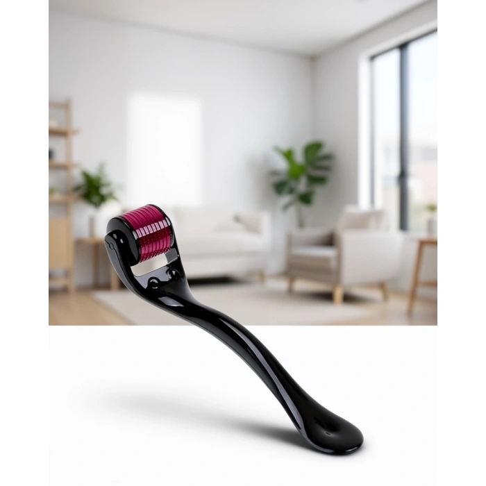 Mikro İğneli Cilt Bakım Aleti 1 mm Titanyum Roller