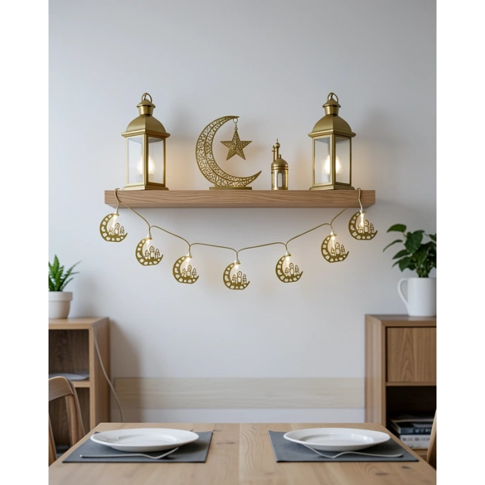 Minareli Hilal LED Işık