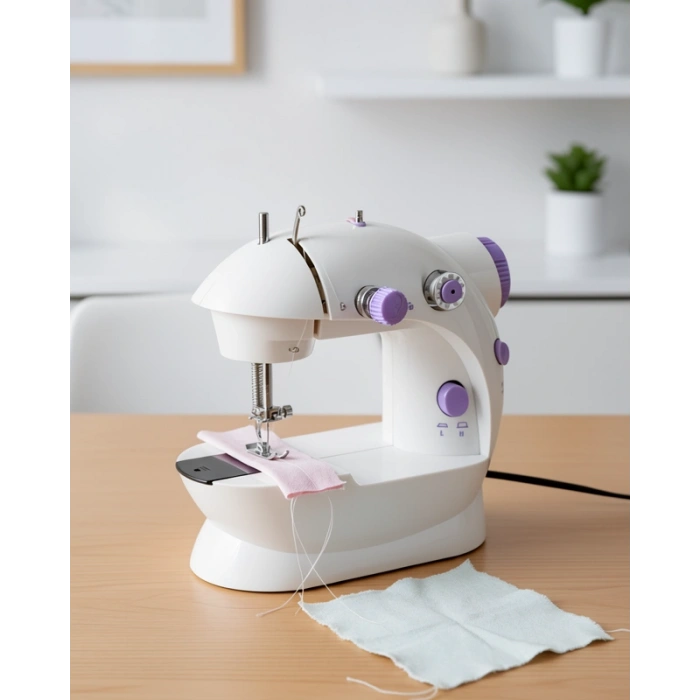 Mini Dikiş Makinesi Çift Makara Sistemi