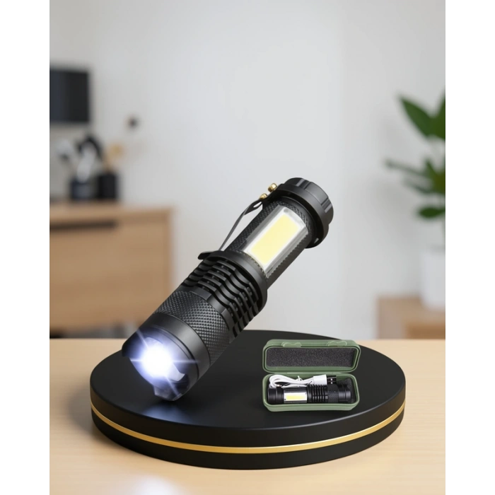 Mini Şarjlı LED El Feneri