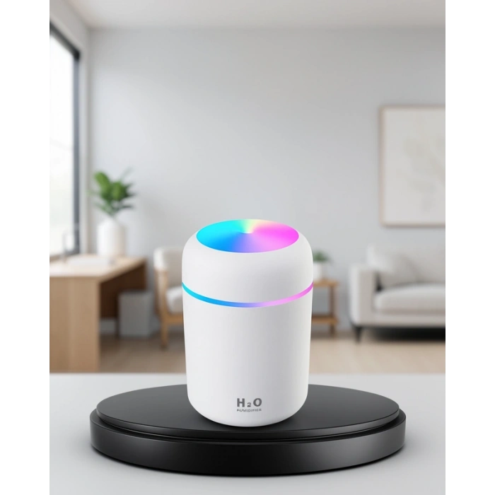 Mini USB Nemlendirici LED Işıkli Çift Püskürtme