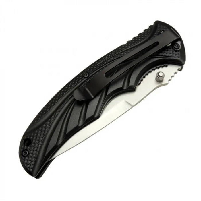 Mtech Handsome 451 Gri Kamp Çakı 21cm - Yarı Otomatik, Kemerlikli