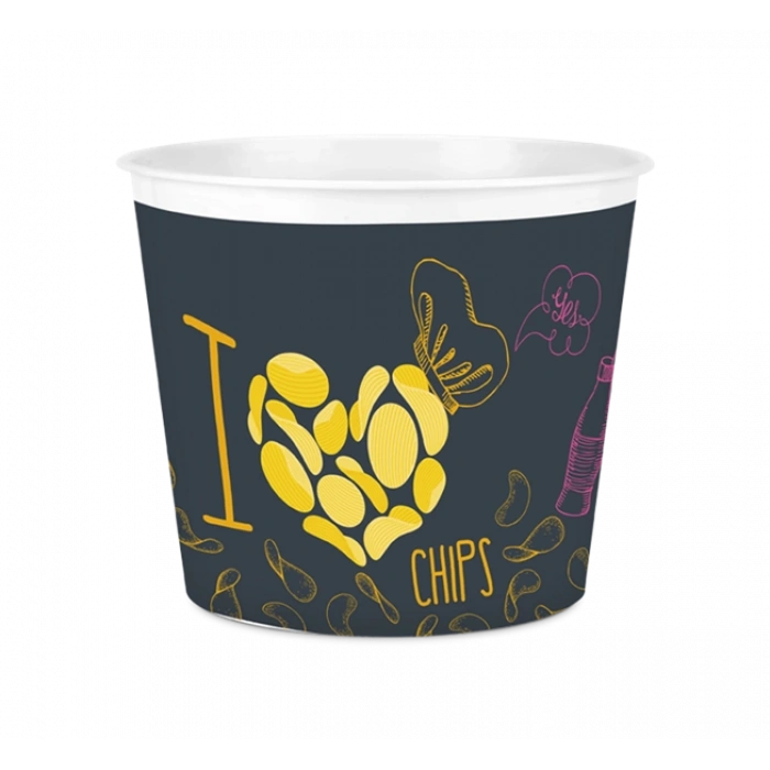 Popcorn Mısır Kovası Dekoratif